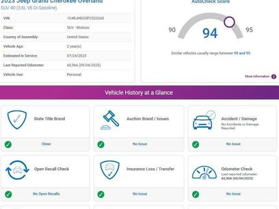 Used 2023 Jeep Grand Cherokee Overland w/ Advanced Protech Group III