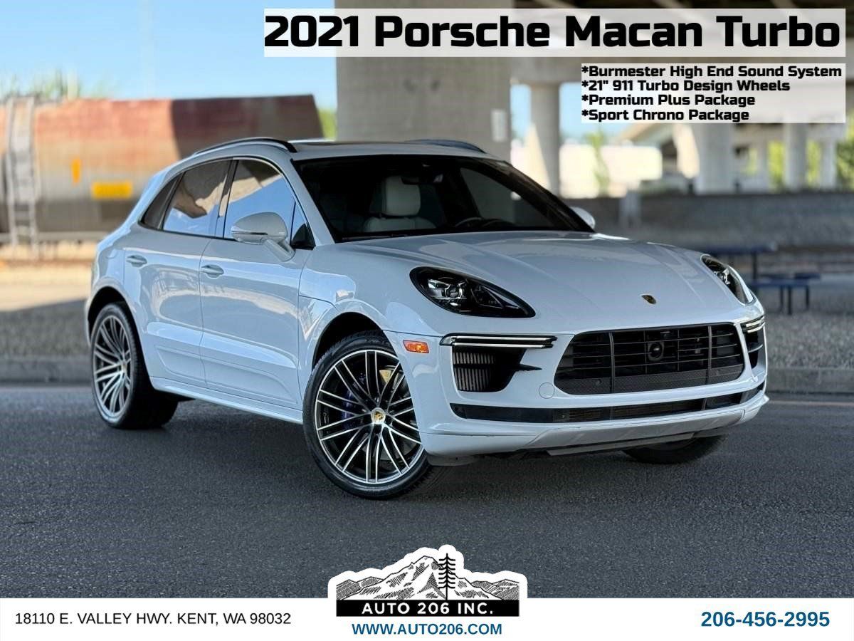 Used 2021 Porsche Macan Turbo AWD/4WD image 1