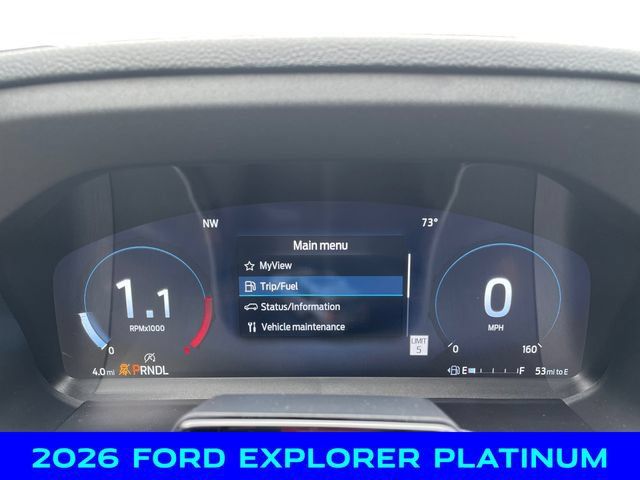 New 2026 Ford Explorer Platinum w/ LUX Leather Package AWD/4WD image 2