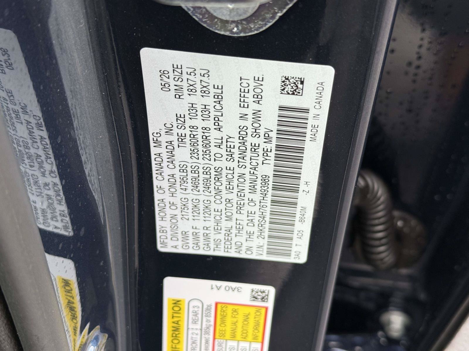 Certified 2026 Honda CR-V EX-L image 32