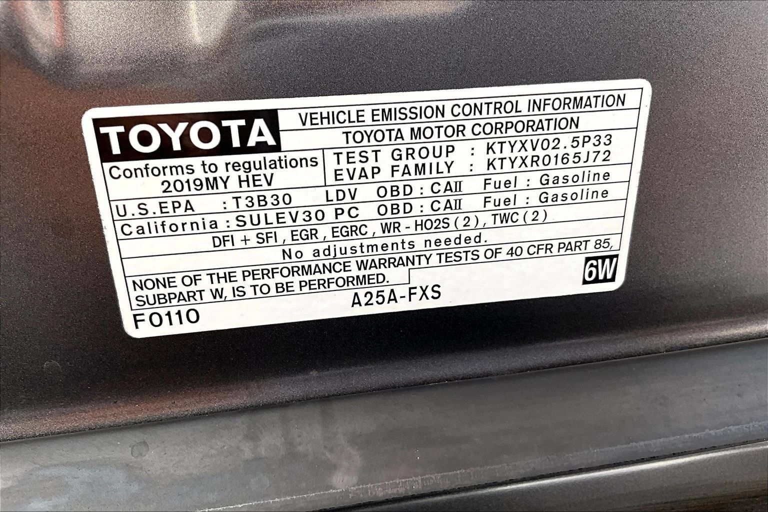 Used 2019 Toyota Camry XLE w/ Driver Assist Package FWD image 30