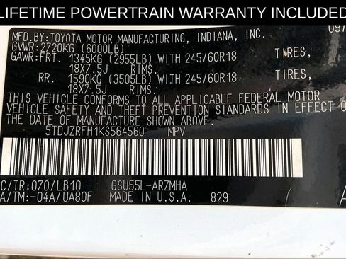 Used 2019 Toyota Highlander XLE image 44