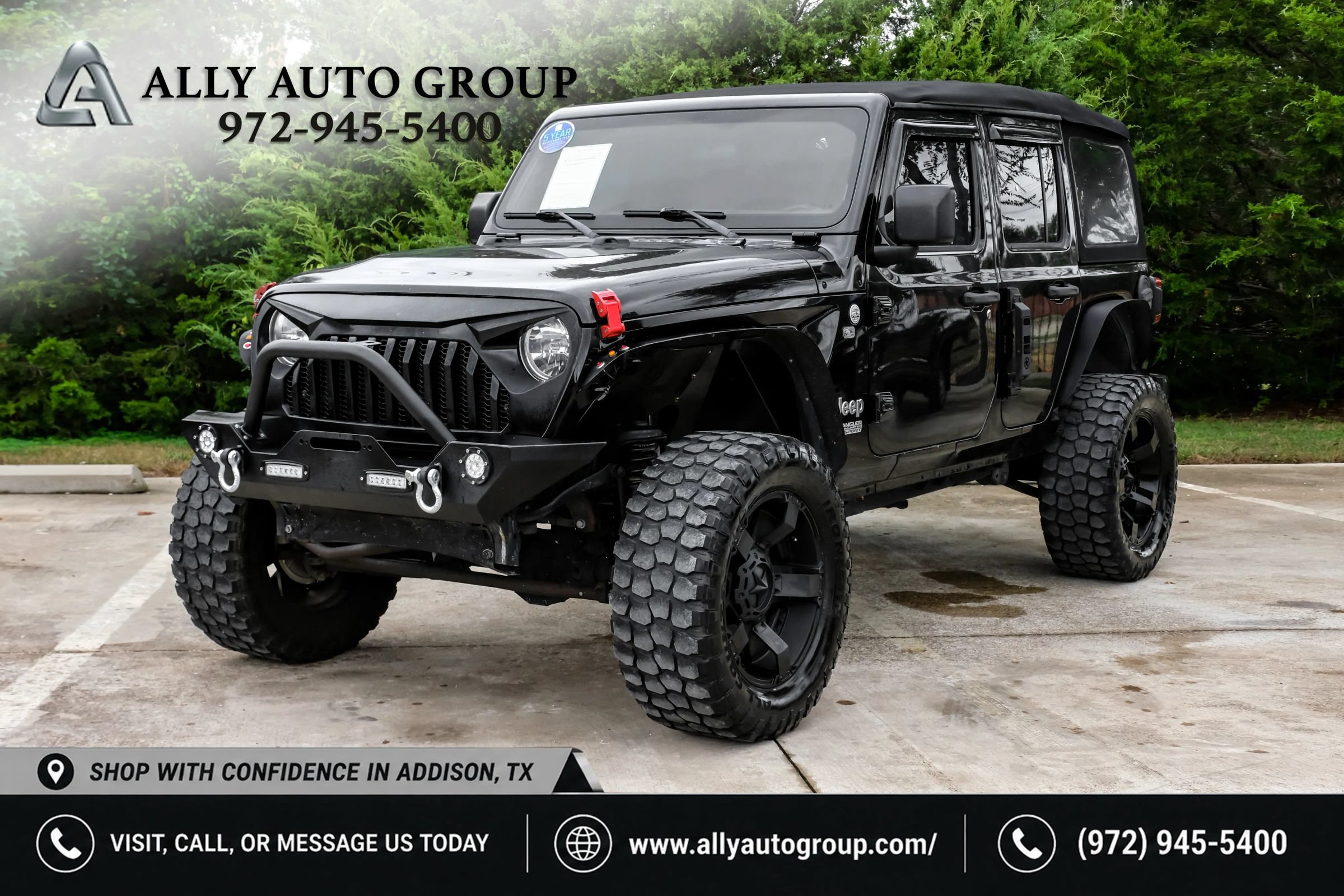 Used 2018 Jeep Wrangler Unlimited Sport S AWD/4WD image 1