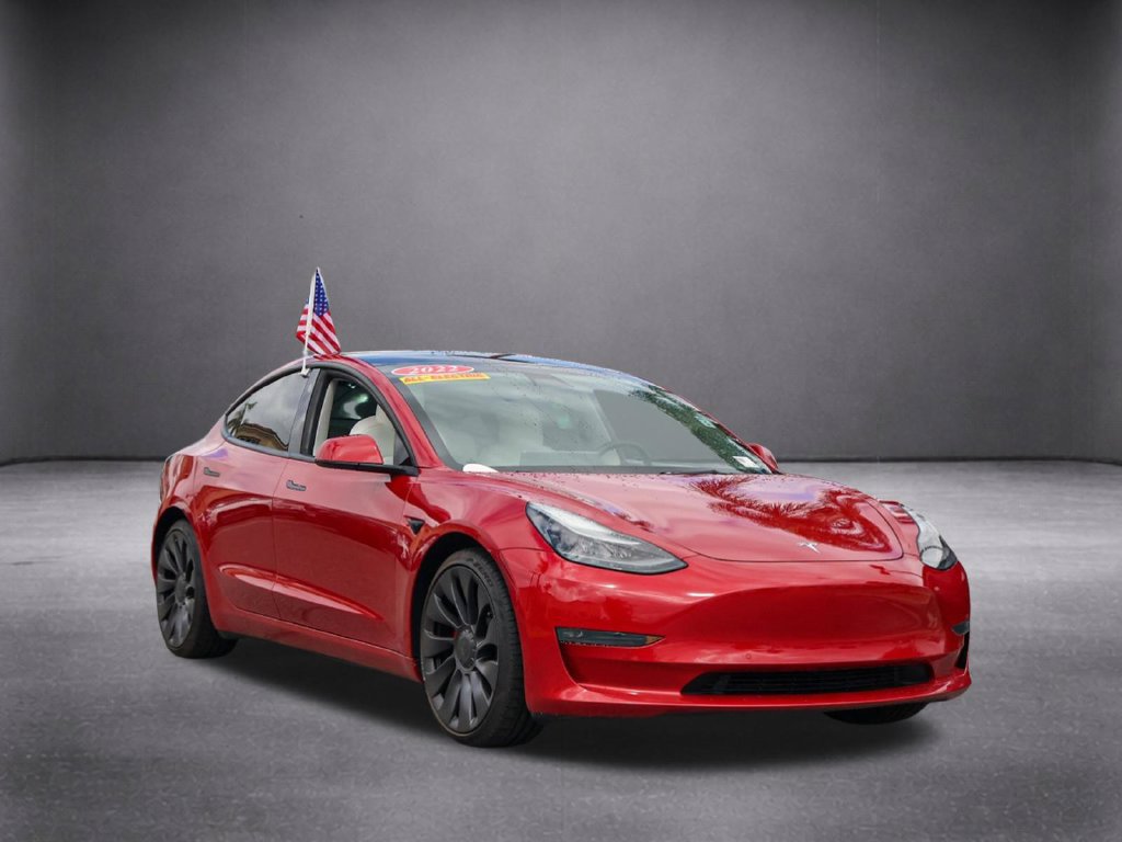 Used 2022 Tesla Model 3 Performance AWD/4WD image 2