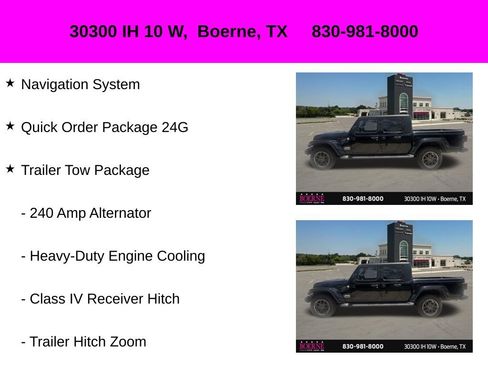 Used 2022 Jeep Gladiator Overland w/ Popular Equipment Package AWD/4WD image 10