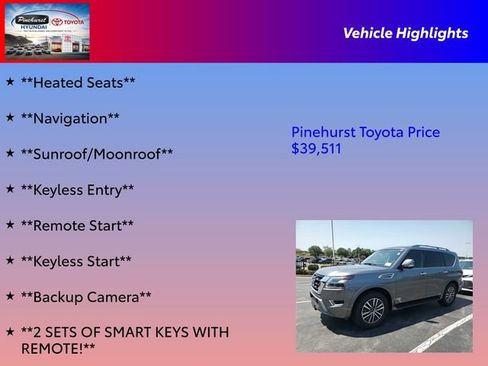 Used 2023 Nissan Armada SL w/ Captain's Chairs Package RWD image 25