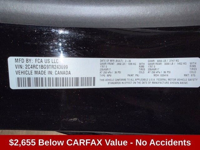 Used 2026 Chrysler Pacifica Select FWD image 25