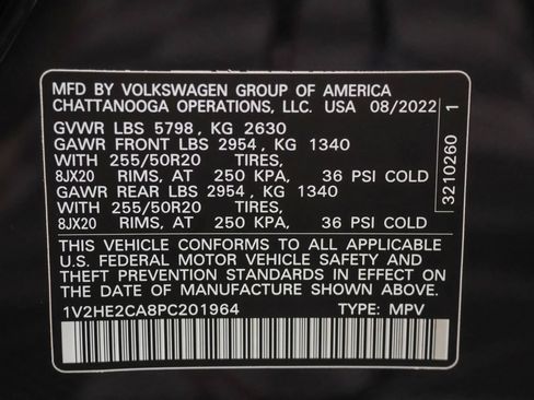 Used 2023 Volkswagen Atlas Cross Sport SE w/ Black Wheel Package AWD/4WD image 49