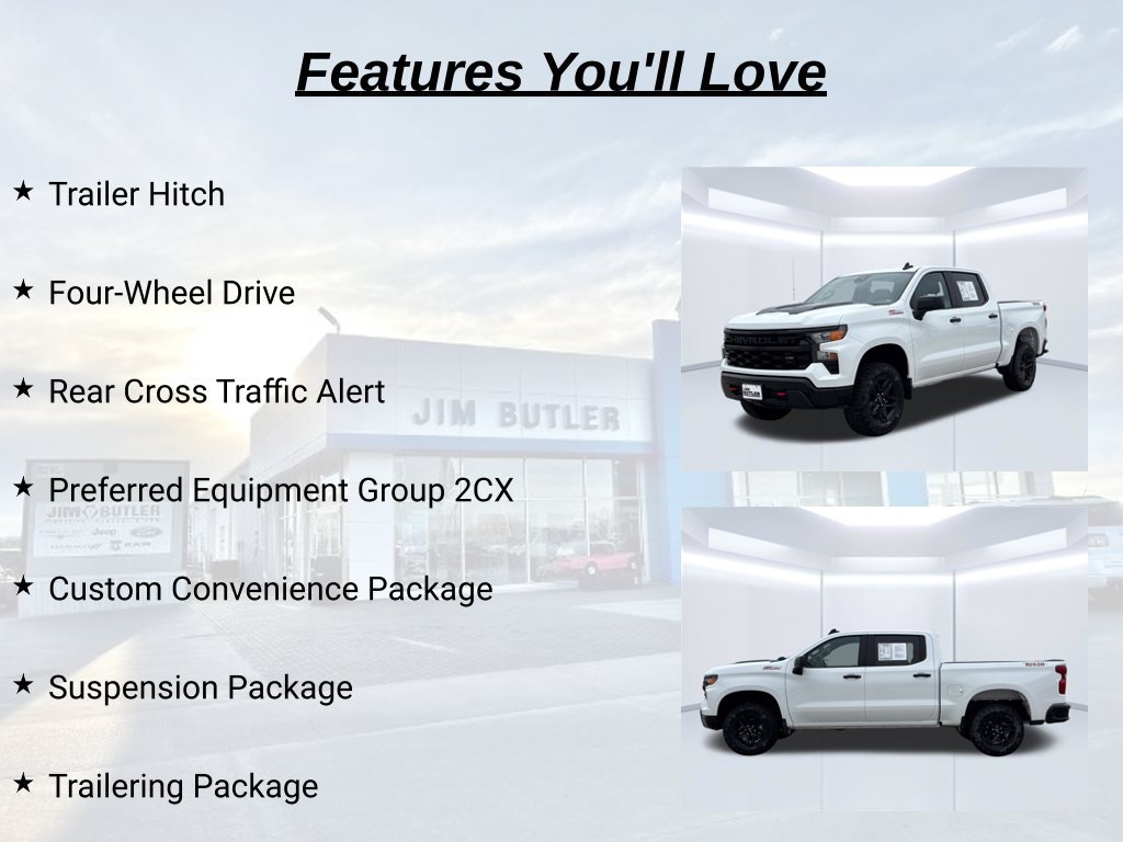 Used 2024 Chevrolet Silverado 1500 Custom Trail Boss AWD/4WD image 19