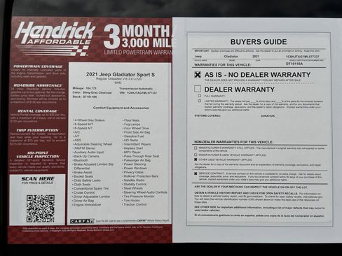 Used 2021 Jeep Gladiator Sport image 36