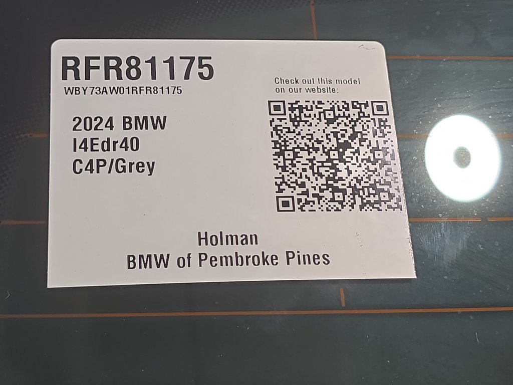 Certified 2024 BMW i4 eDrive40 w/ M Sport Package RWD image 26