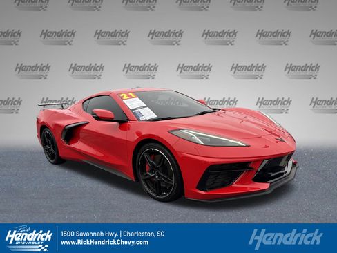 Certified 2021 Chevrolet Corvette Stingray Preferred Cpe w/ Z51 Performance Package image 1