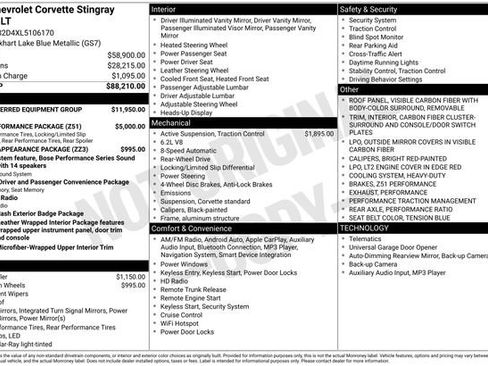 Used 2020 Chevrolet Corvette 3LT w/ 3LT Preferred Equipment Group image 2