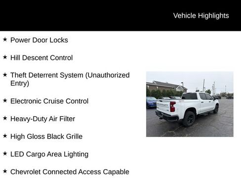 Used 2022 Chevrolet Silverado 1500 Custom Trail Boss AWD/4WD image 12
