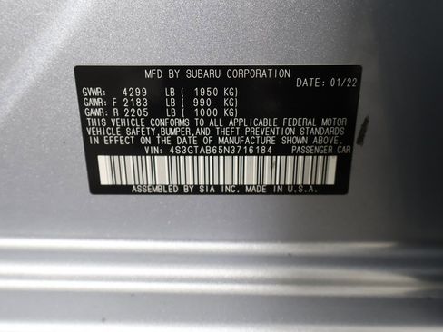 Used 2022 Subaru Impreza 2.0i image 44