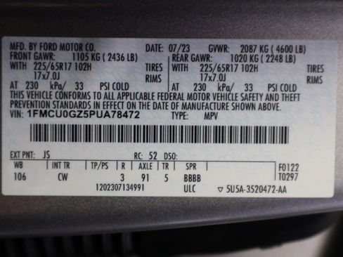 Certified 2023 Ford Escape Active image 37