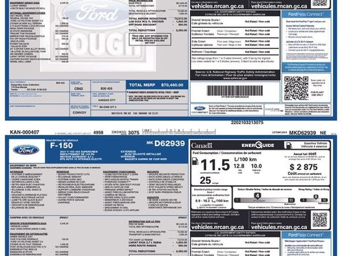 Used 2021 Ford F150 Lariat w/ Equipment Group 502A High image 36