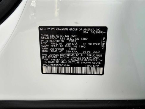 Used 2026 Volkswagen Atlas SE w/ Panoramic Sunroof Package FWD image 21