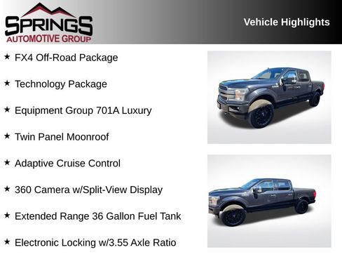 Used 2020 Ford F150 Platinum w/ Equipment Group 701A Luxury AWD/4WD image 2