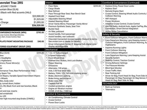 Used 2024 Chevrolet Trax RS w/ Driver Confidence Package FWD image 10