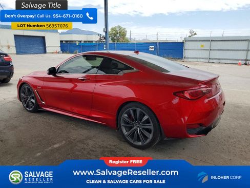 Used 2019 INFINITI Q60 Red Sport 400 w/ Proactive Package RWD image 3