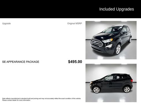 Used 2021 Ford EcoSport SE w/ SE Appearance Package AWD/4WD image 7
