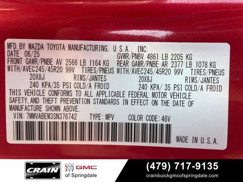 Used 2025 MAZDA CX-50 AWD 2.5 S w/ Premium Plus Pkg image 33