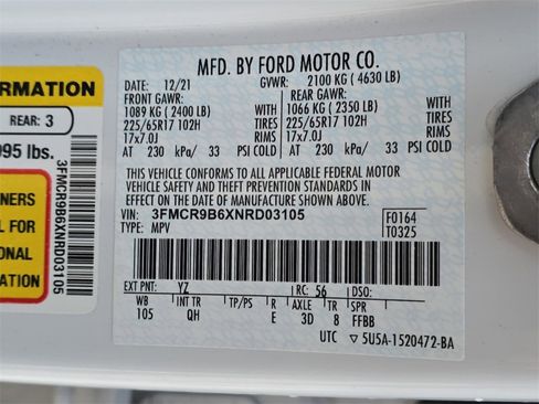 Used 2022 Ford Bronco Sport Big Bend w/ Convenience Package image 35