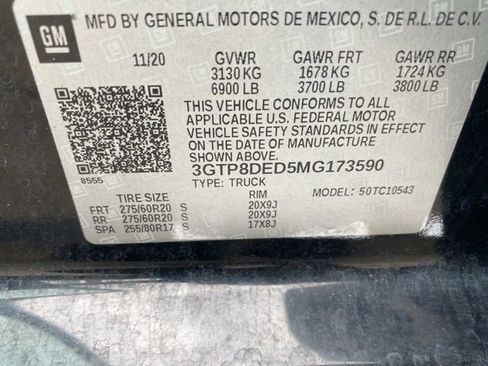 Used 2021 GMC Sierra 1500 SLT image 42