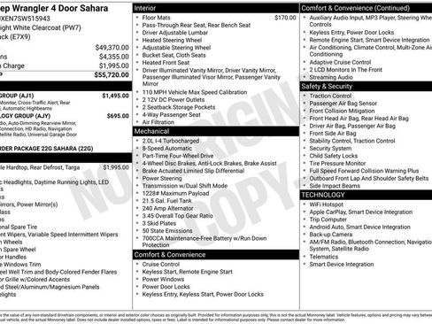 New 2025 Jeep Wrangler Sahara w/ Safety Group image 9