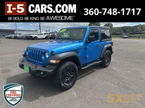 Used 2021 Jeep Wrangler Sport AWD/4WD image 1