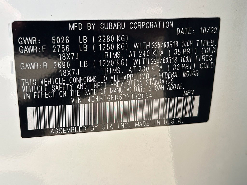 Used 2023 Subaru Outback Limited XT AWD/4WD image 50