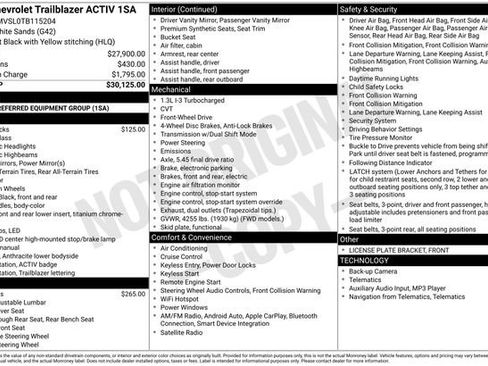 New 2026 Chevrolet TrailBlazer ACTIV image 2