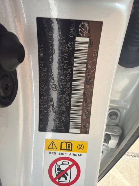 Used 2016 Lexus ES 350 w/ Accessory Package FWD image 13