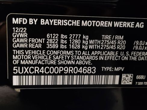 Certified 2023 BMW X5 sDrive40i w/ Parking Assistance Package image 22
