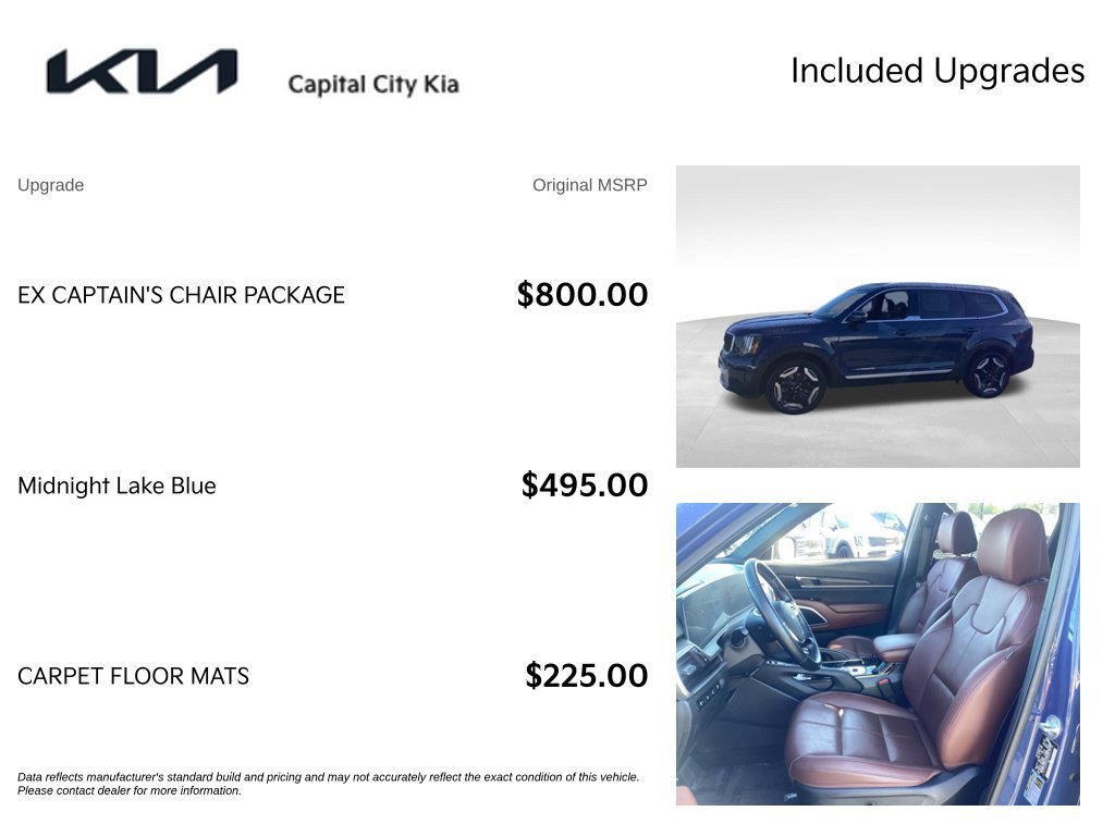Used 2024 Kia Telluride EX w/ EX Captain's Chair Package AWD/4WD image 4