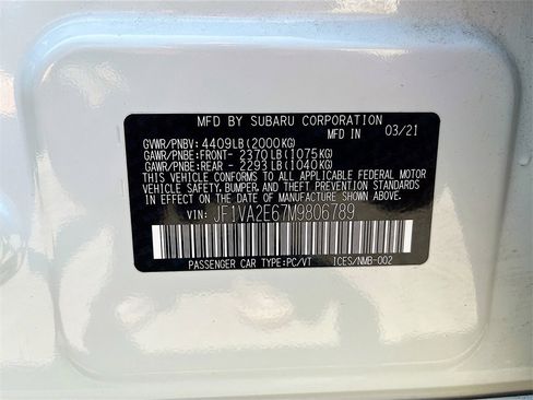 Used 2021 Subaru WRX STI image 29