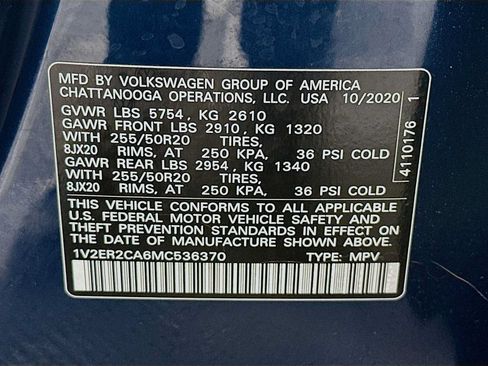 Used 2021 Volkswagen Atlas SEL FWD image 32