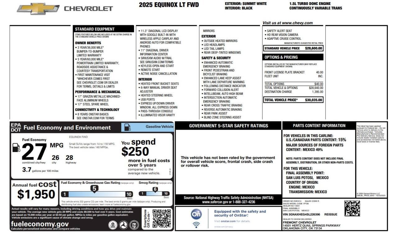 Used 2025 Chevrolet Equinox LT FWD image 6