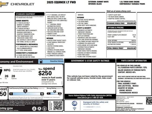 Used 2025 Chevrolet Equinox LT FWD image 6