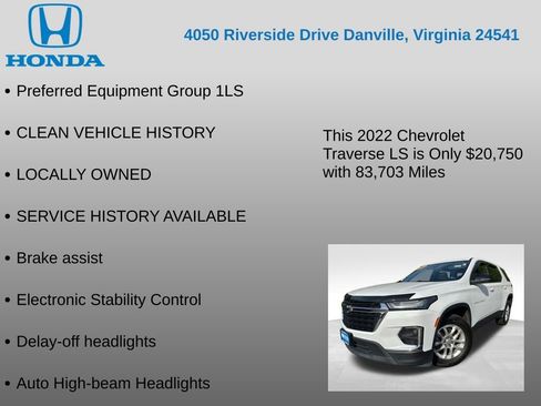 Used 2022 Chevrolet Traverse LS FWD image 7