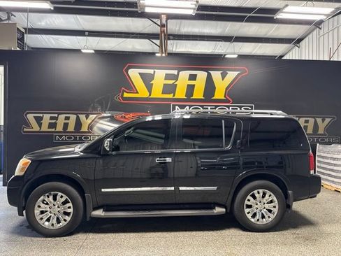 Used 2015 Nissan Armada Platinum w/ 2nd Row Captain Seat Package AWD/4WD image 2