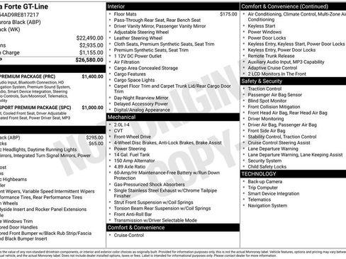 Used 2024 Kia Forte GT-Line w/ GT-Line Premium Package image 41