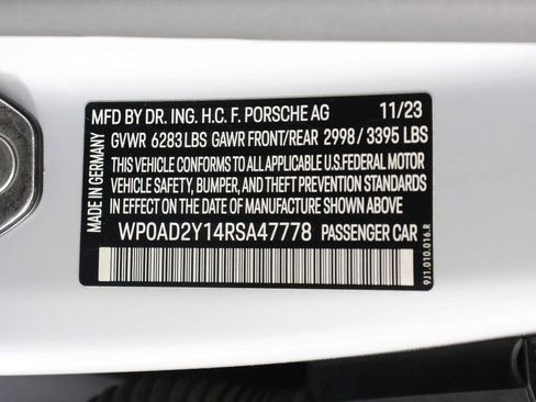 Certified 2024 Porsche Taycan GTS AWD/4WD image 19