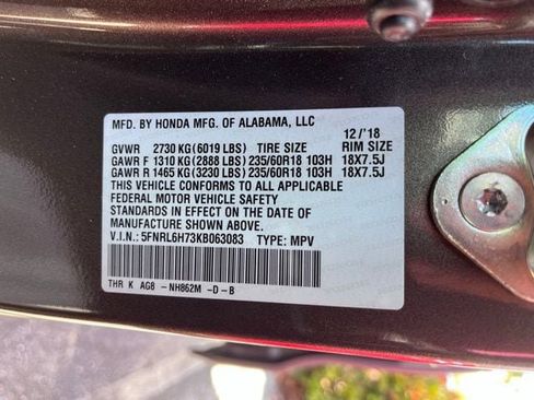 Used 2019 Honda Odyssey EX-L image 13