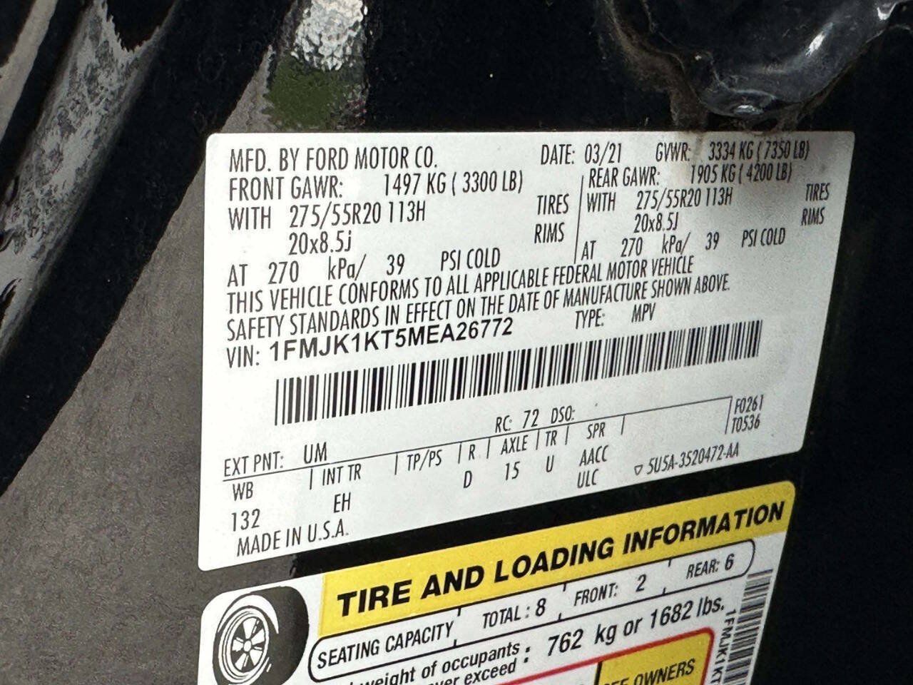 Used 2021 Ford Expedition Max Limited RWD image 26