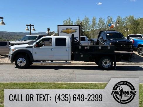 Used 2016 Ford F550 4x4 Crew Cab Super Duty w/ Power Equipment Group image 2
