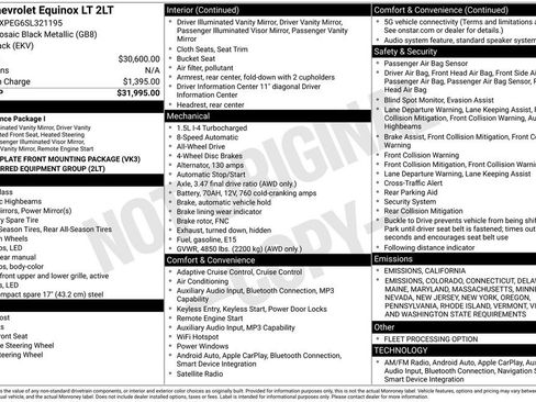 Used 2025 Chevrolet Equinox LT image 3