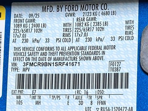 New 2025 Ford Bronco Sport Big Bend w/ Convenience Package image 42