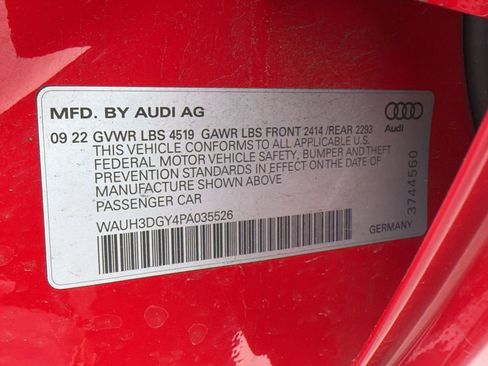 Certified 2023 Audi S3 Premium Plus w/ Premium Plus Package AWD/4WD image 19